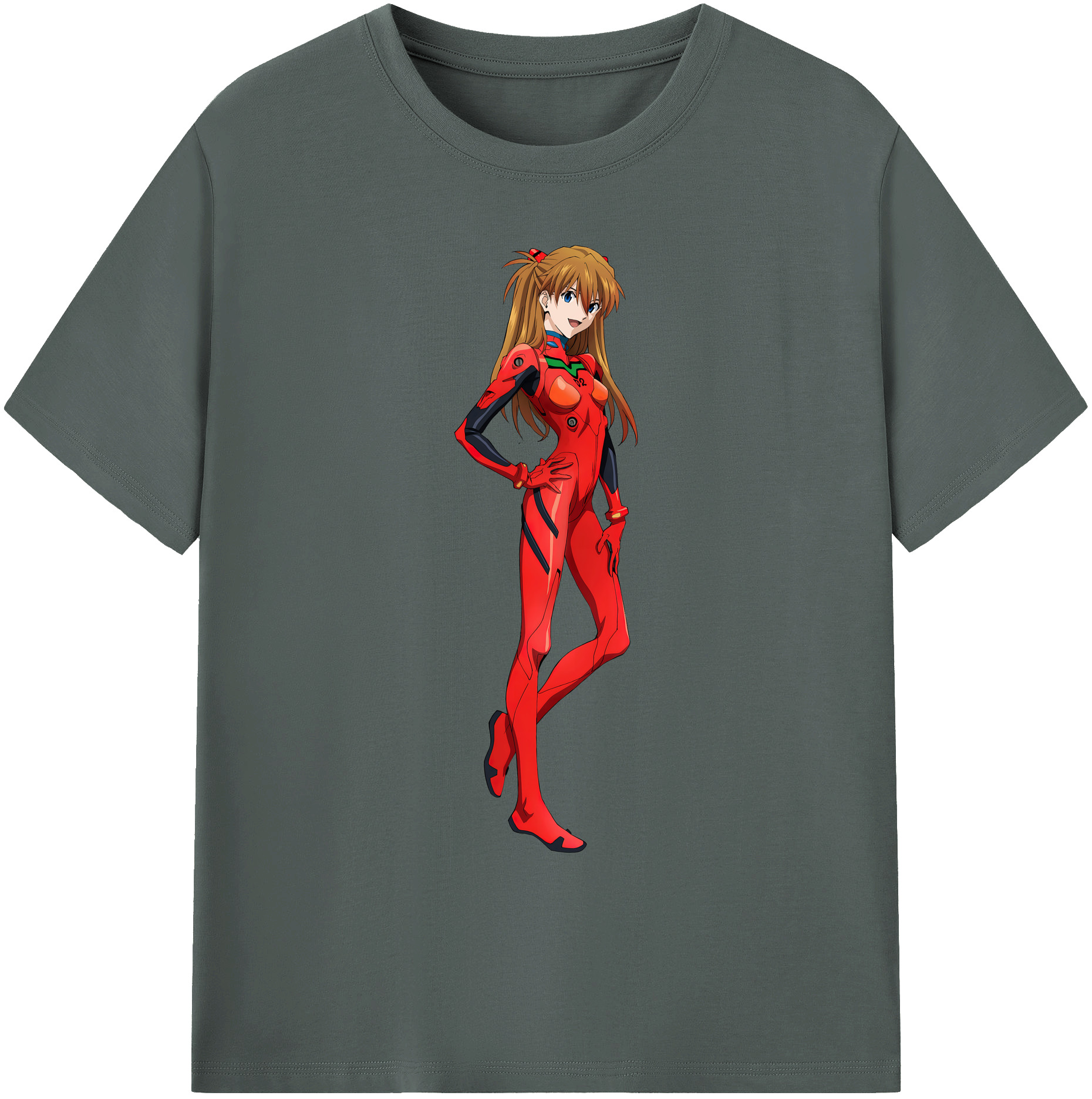 （画像用） EVA 新世紀エヴァンゲリオン 綿100％ メンズ半袖Tシャツ｜肌触りやわらか＆通気性